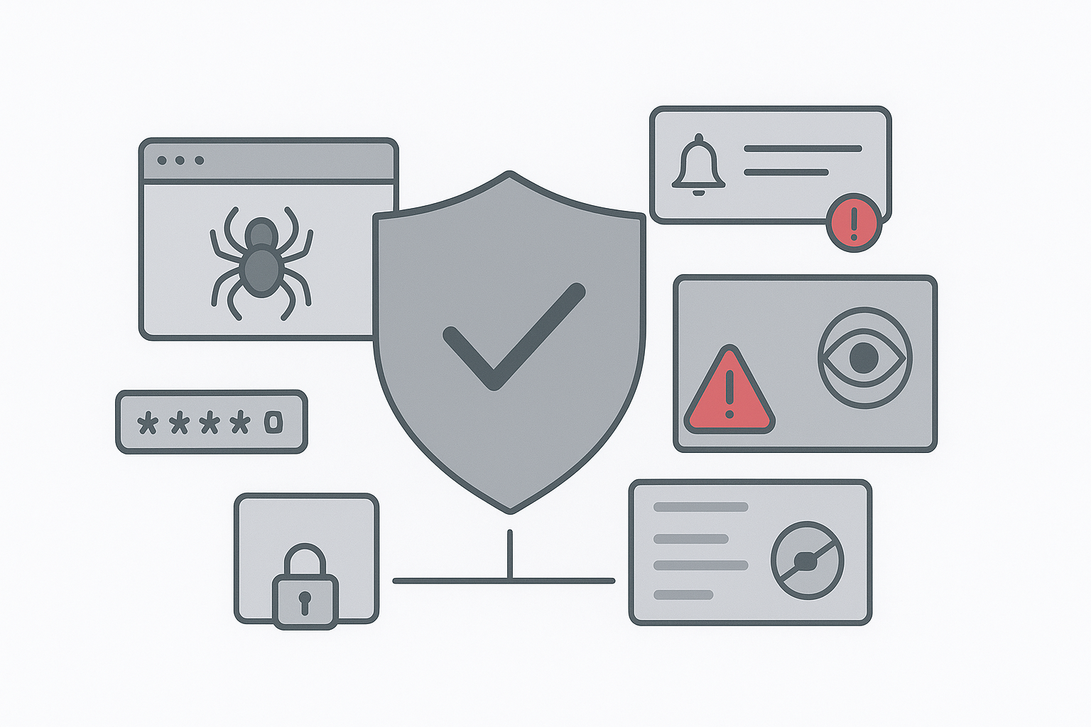 Feature Credential breach monitoring Illustration of Credential breach monitoring